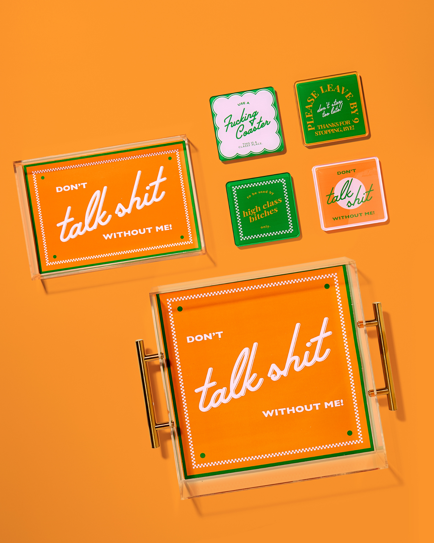 Snarky Orange Small Tray