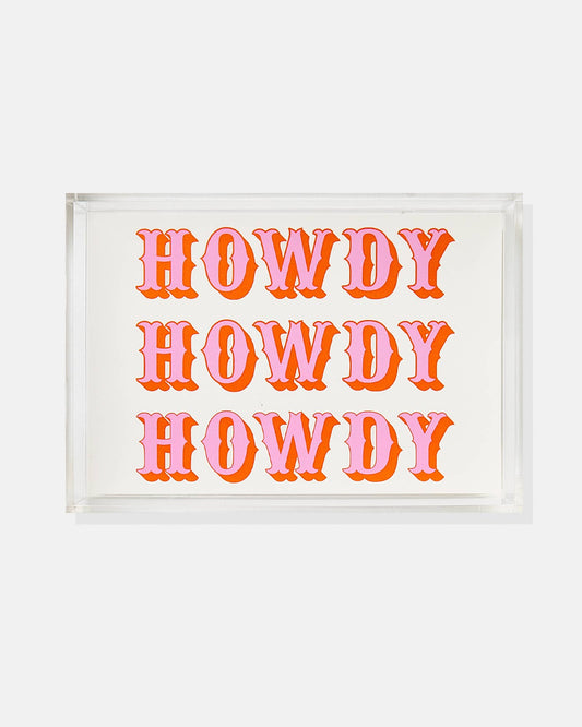 Howdy Small Tray