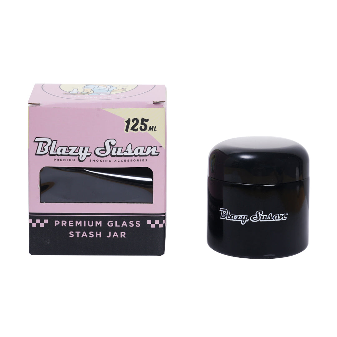 Blazy Susan Glass Stash Jar
