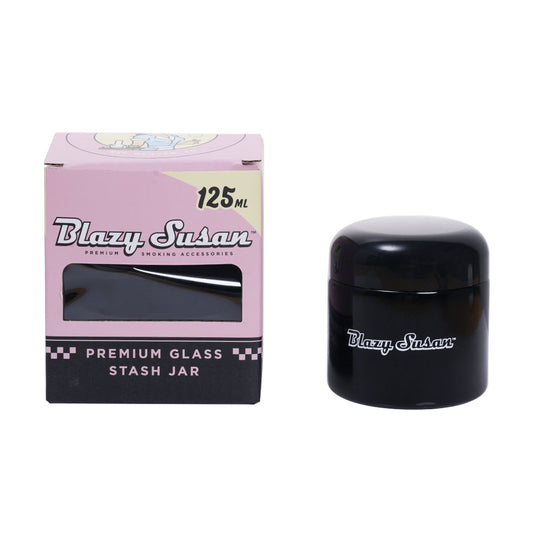 Blazy Susan Glass Stash Jar